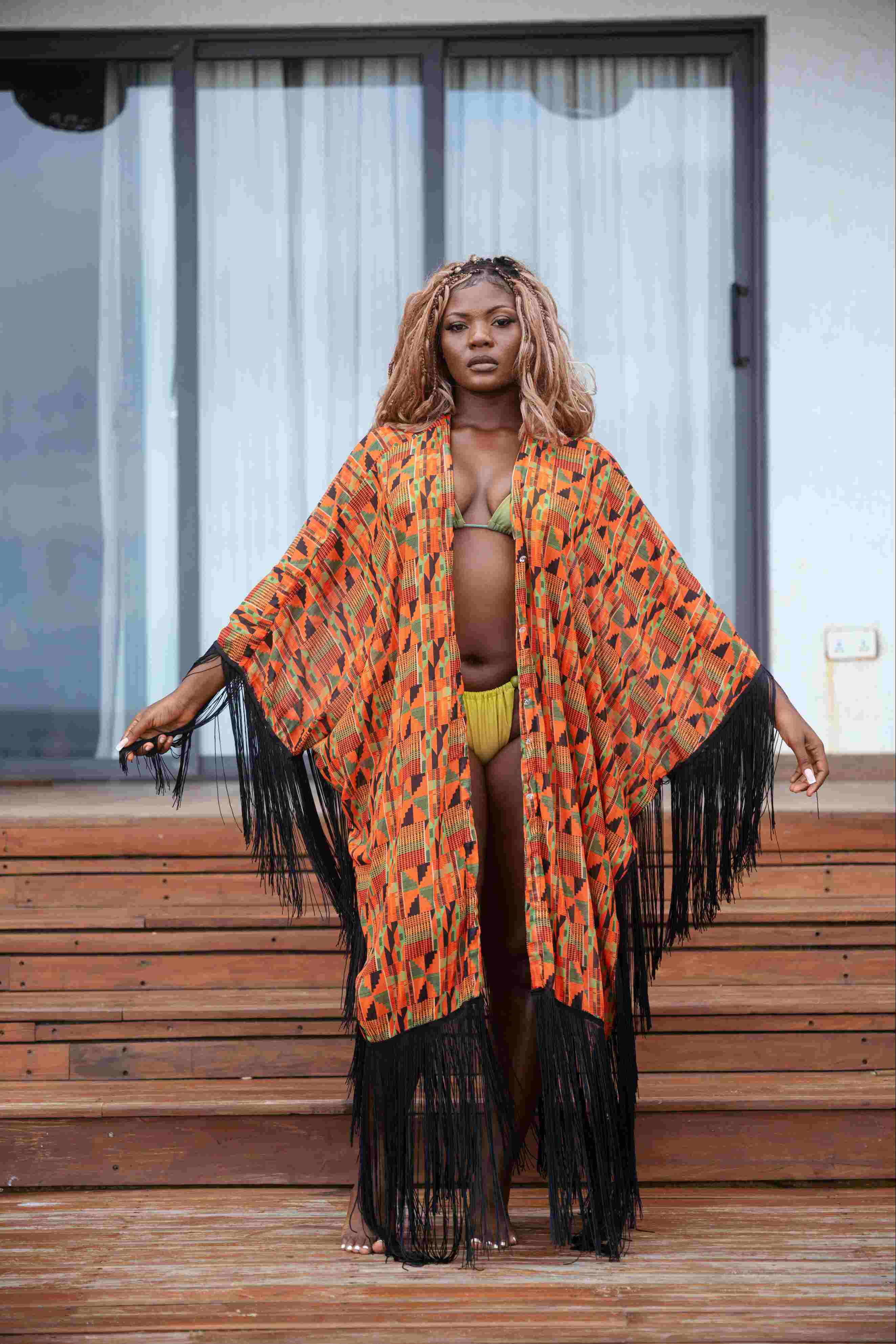 ASANTEWA - FRINGE TASSEL (COVER-UP ONLY)