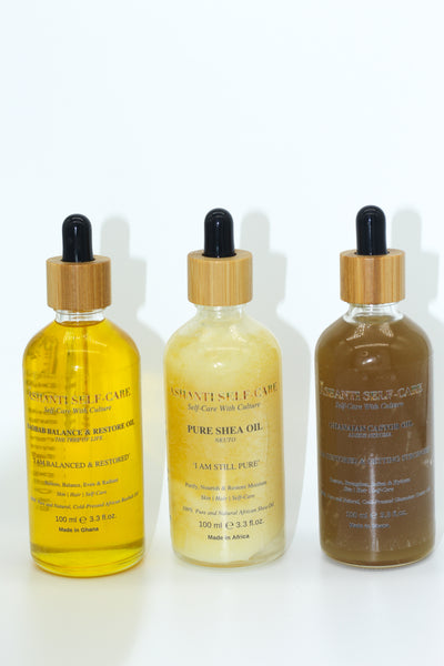 Ashanti Self-Care Oil Discovery Set (Trio)